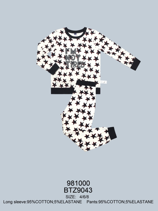 Детская пижама для мальчиков "Индефини" (Арт.981000-BTZ9043)